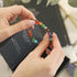 Rainbow Chakra | 7 Gemstone Chain Necklace | Gold
